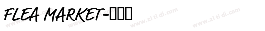FLEA MARKET字体转换